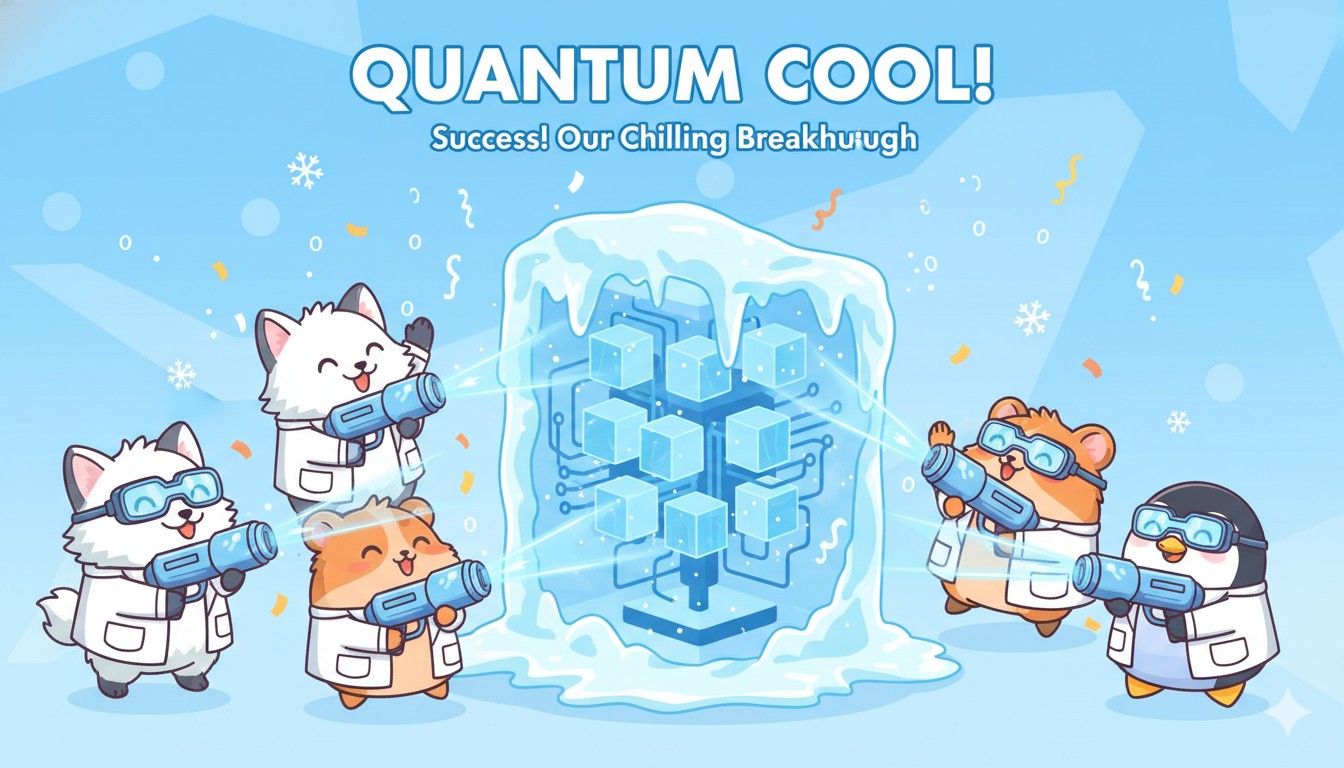 ULVAC Quantum Computer Cooler Illustration