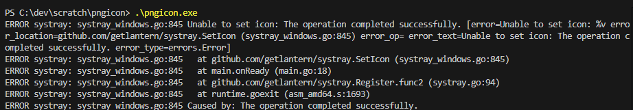 Windows system tray icon conversion from PNG to ICO